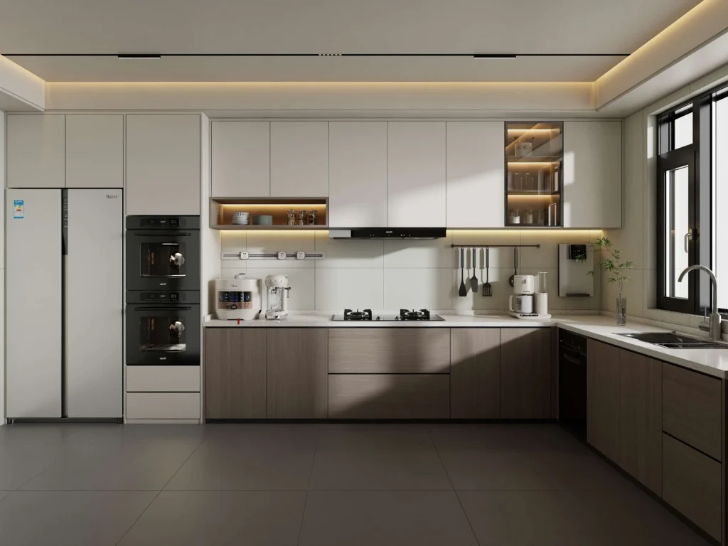 2+1 Amerikan Mutfaklı Ev Dekorasyonu