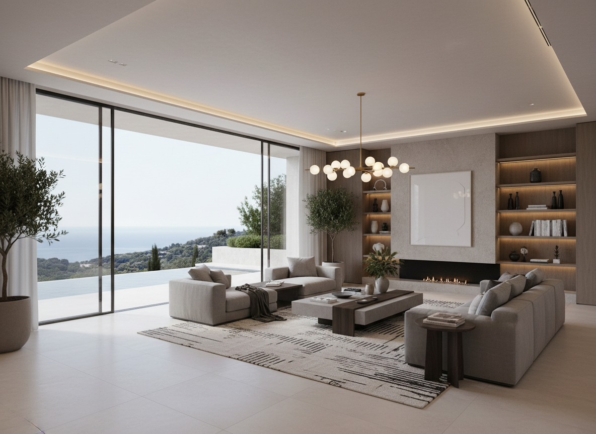 Modern Villa Dekorasyonu